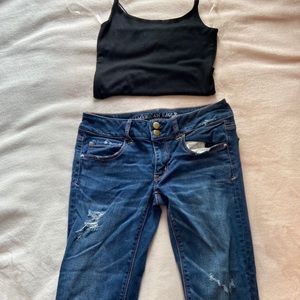 American eagle bootcut jeans